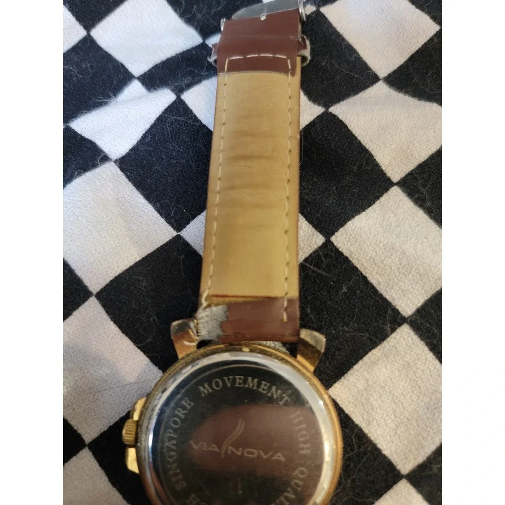 Men's Quartz Watch LOT (2) – Black &‎ Gold – Casual / Dress – As-Is